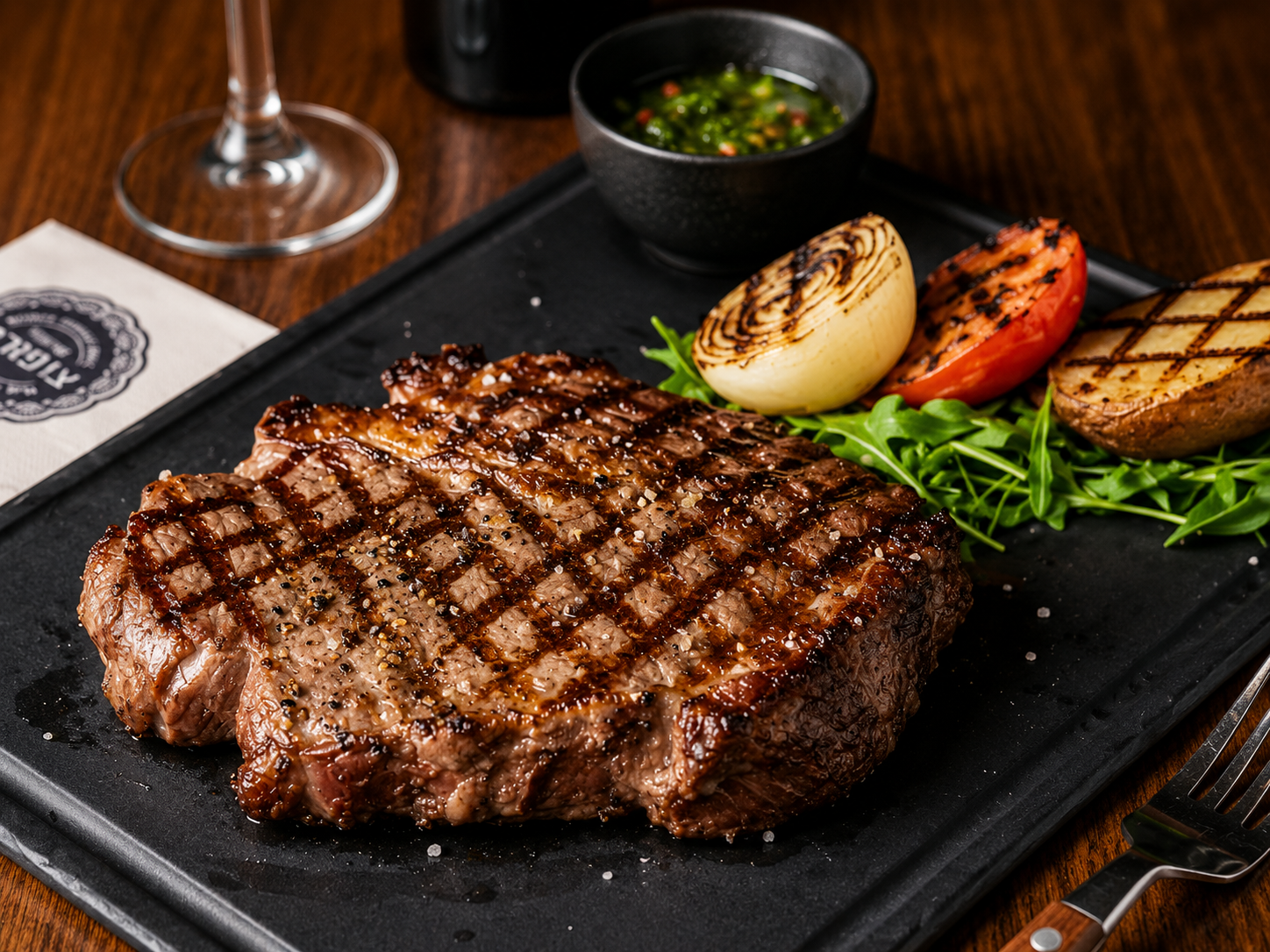 Classic Grilled Ribeye Steak
