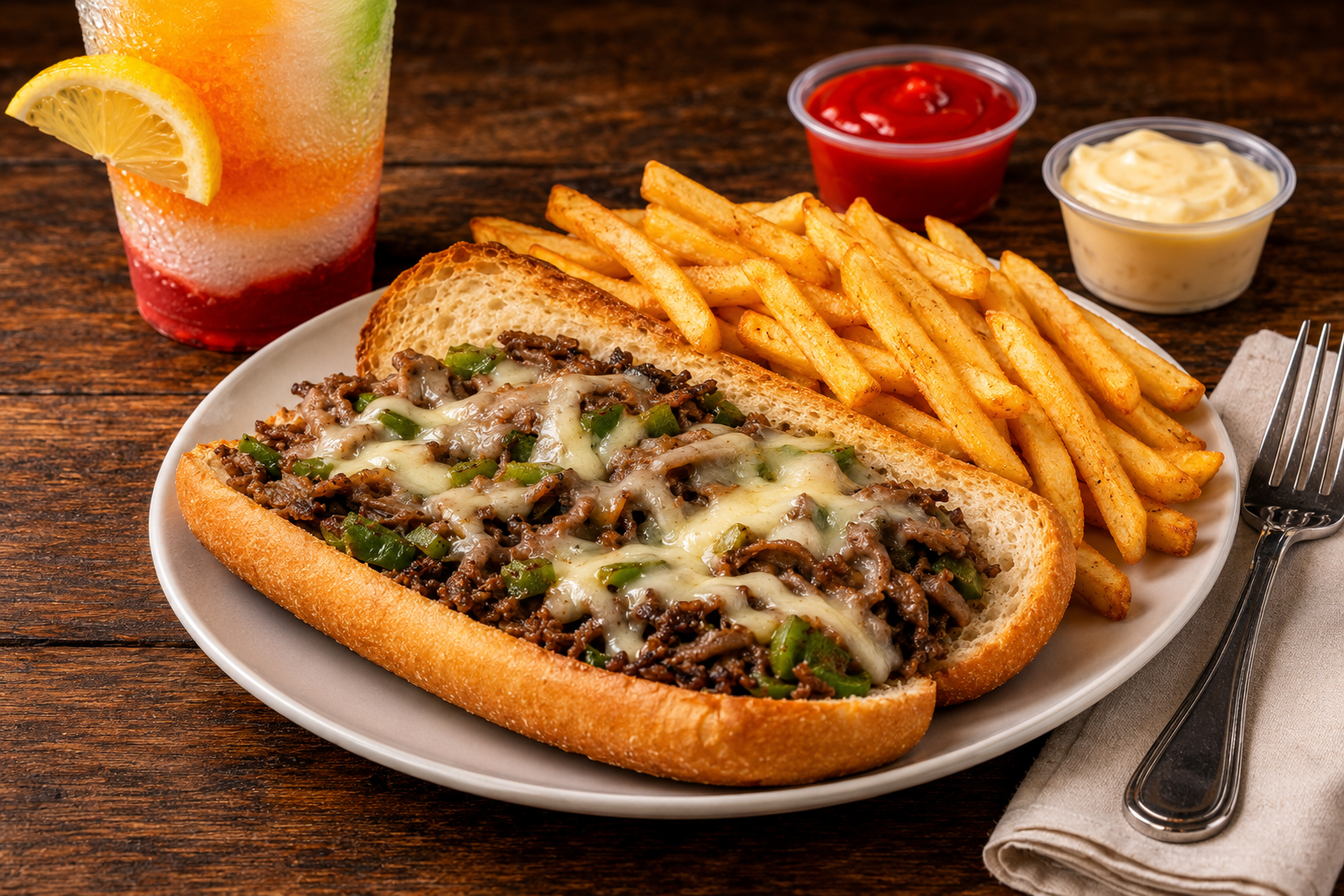 Philly Cheesesteak Sandwich